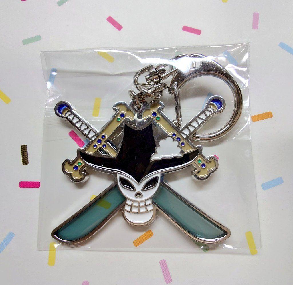 ワンピース ミホーク 海賊旗 ステンドグラスチャーム 麦わらストア