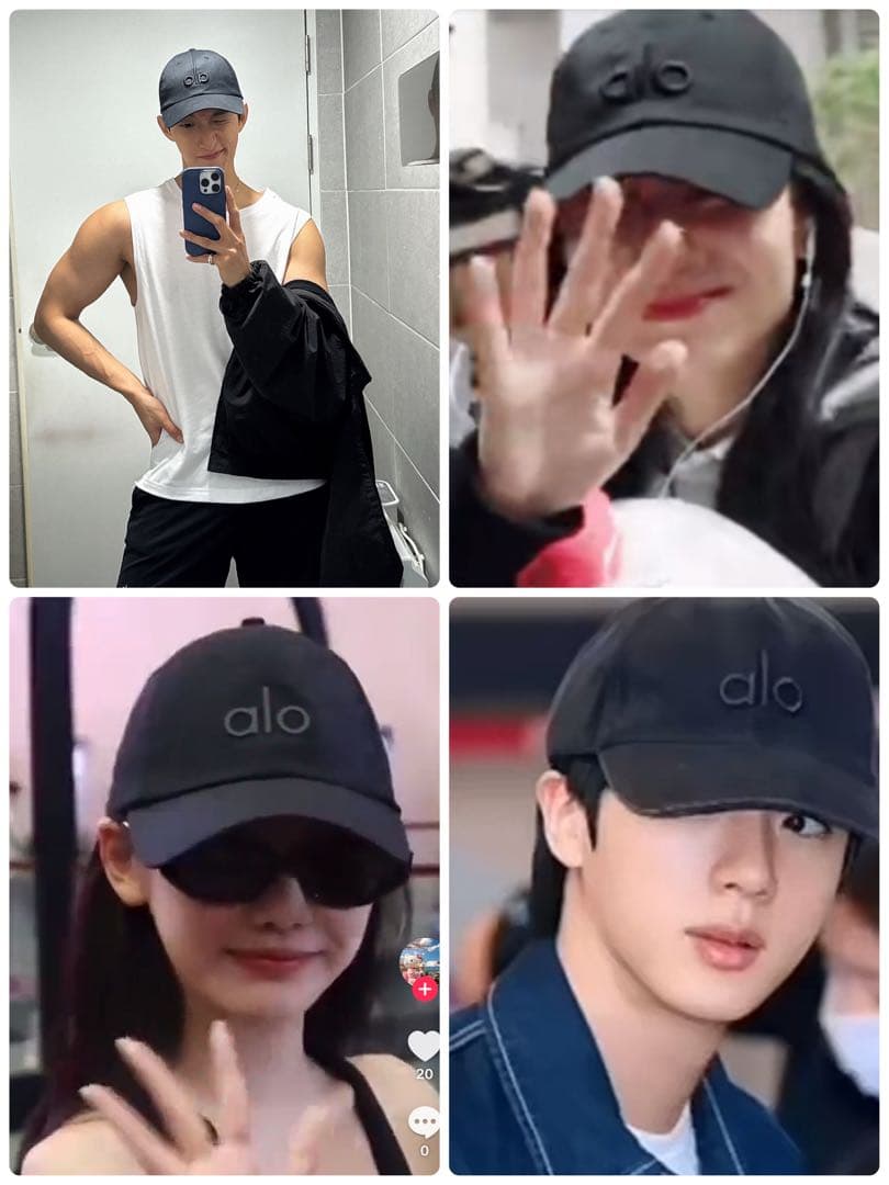 正規品】alo Yoga キャップ ブラック （タグ付き） - メルカリ