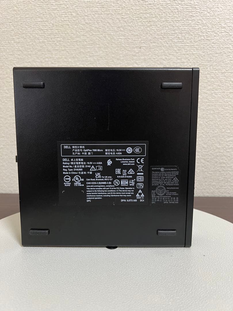 ミニPC DELL OptiPlex 7090Micro i5-10500T 16/256