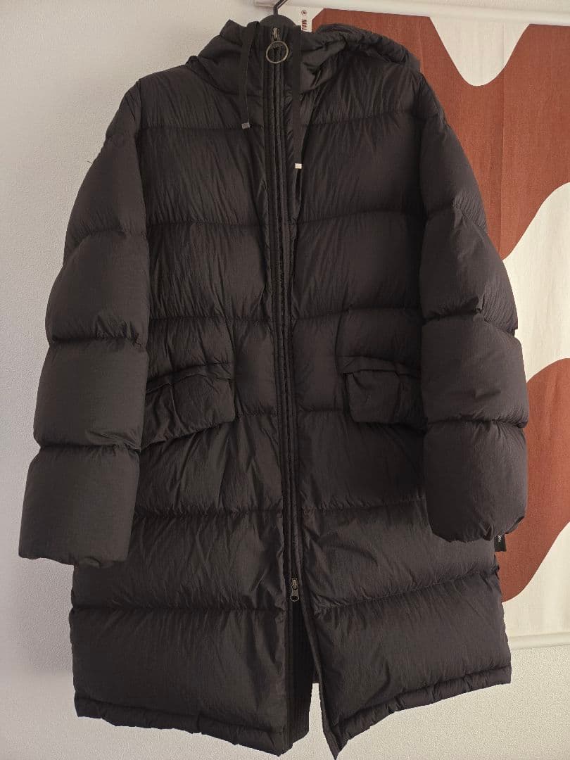 Gymphlex ジムフレックス 黒 ダウンジャケット フード付き セール】Gymphlex / フード ダウン ジャケット（ダウンジャケット