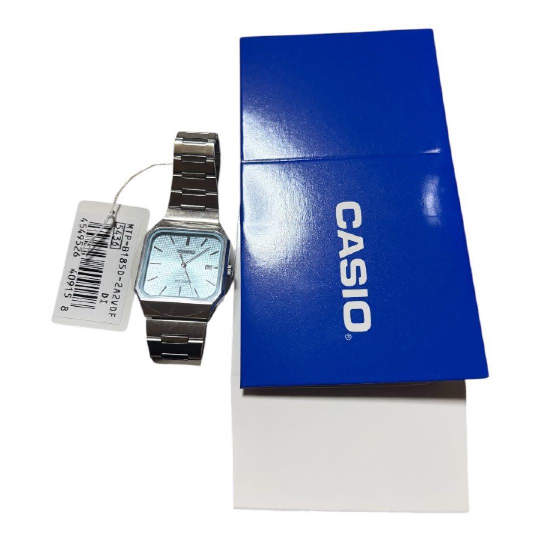 MTP-B185D チプカシ アナログ 防水 日本未発売 時計 アイスブルー