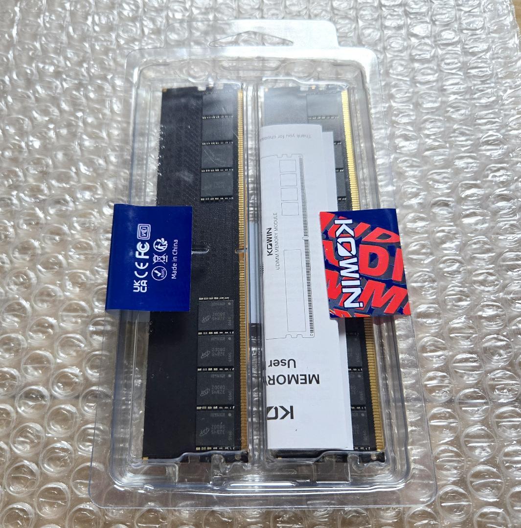 新品 KOWIN DDR5 EU5600 64GB CL46 Micronチップ - メルカリ