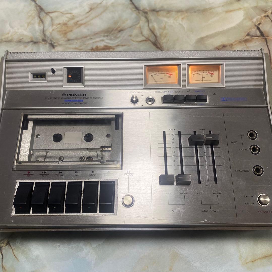 【希少品/訳あり】Pioneer パイオニア CT-4040E カセットデッキ