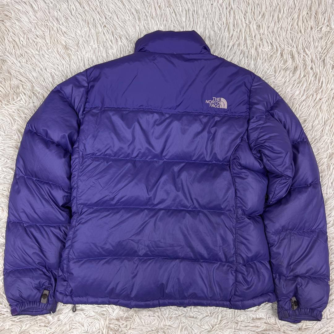 《美品》ザノースフェイス ヌプシ ダウンジャケット レディース 紫 85 (M)