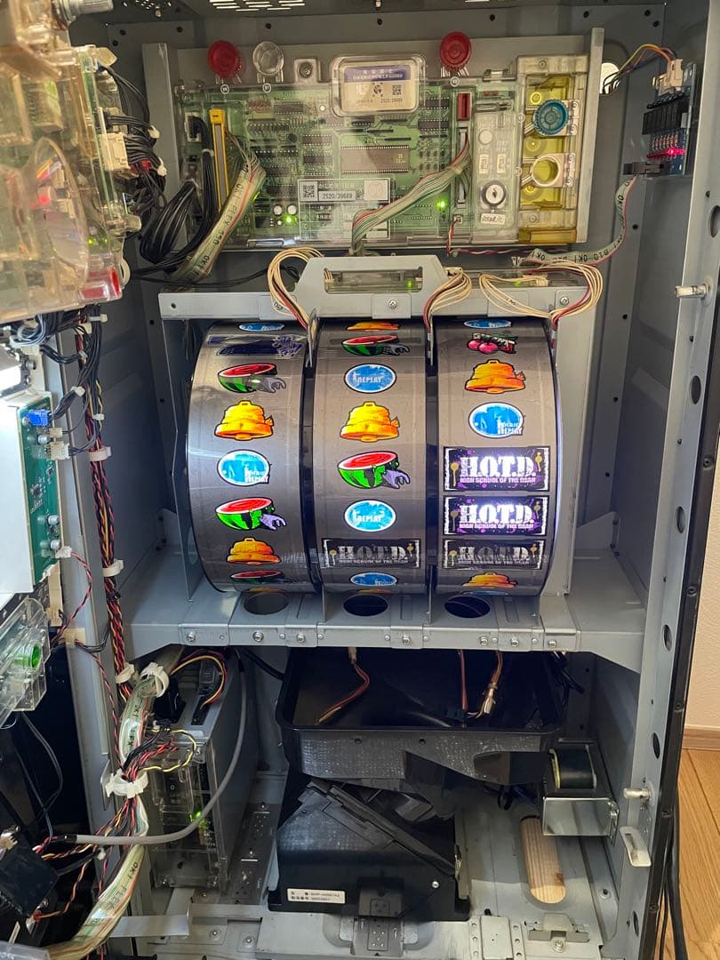 引き取り限定 データカウンター付き パチスロ ハイスクールオブザ