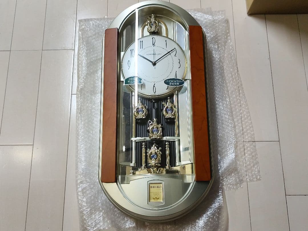 セイコー ルミナスアート からくり時計 メロディ レア 電波 動作確認