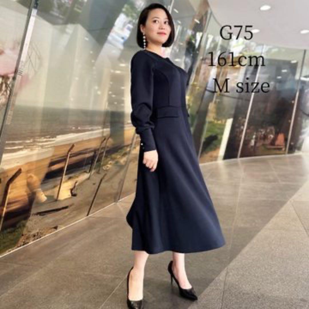 CINEMATIQ ケリーワンピ ネイビー 元鈴木さん - メルカリ