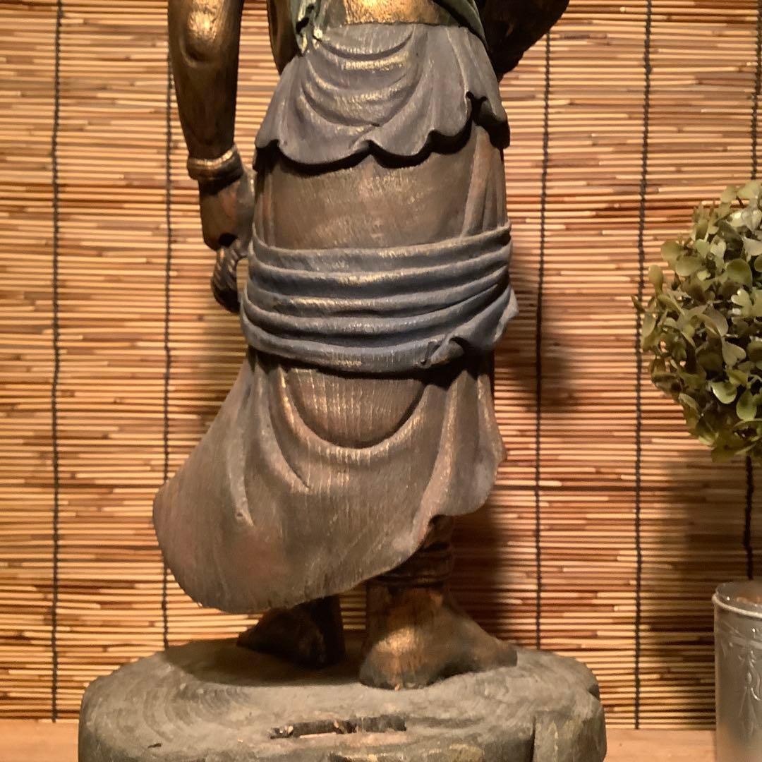 古玩・密教守護神「憤怒・不動明王」不動信仰・天地眼・神仏守護神