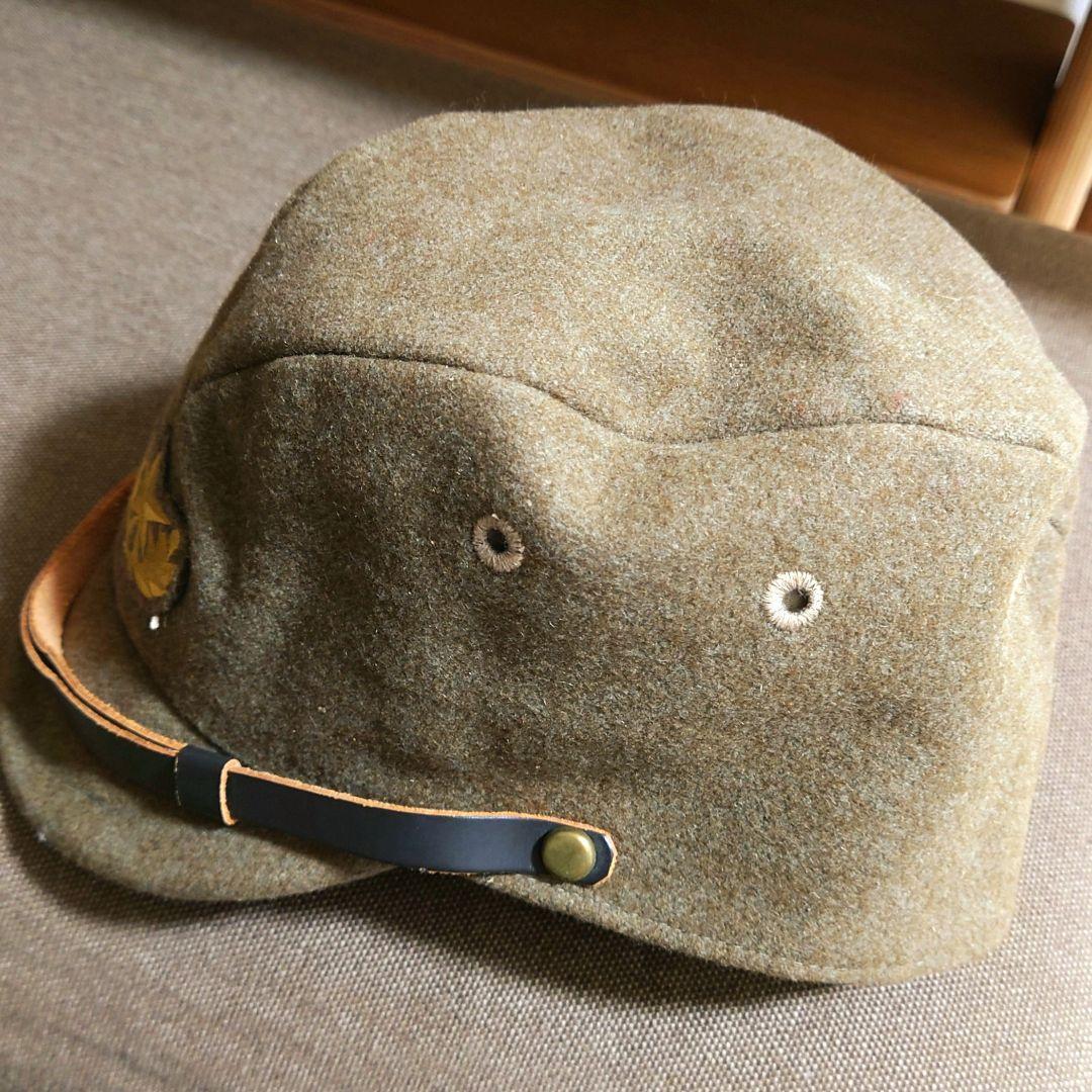 旧日本軍 陸軍近衛師団下士官兵冬用戦闘帽 略帽 （精巧複製品） 中田