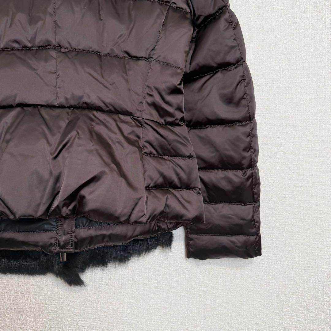 Blumarine ブルマリン ダウンジャケット ムートン ファー - メルカリ