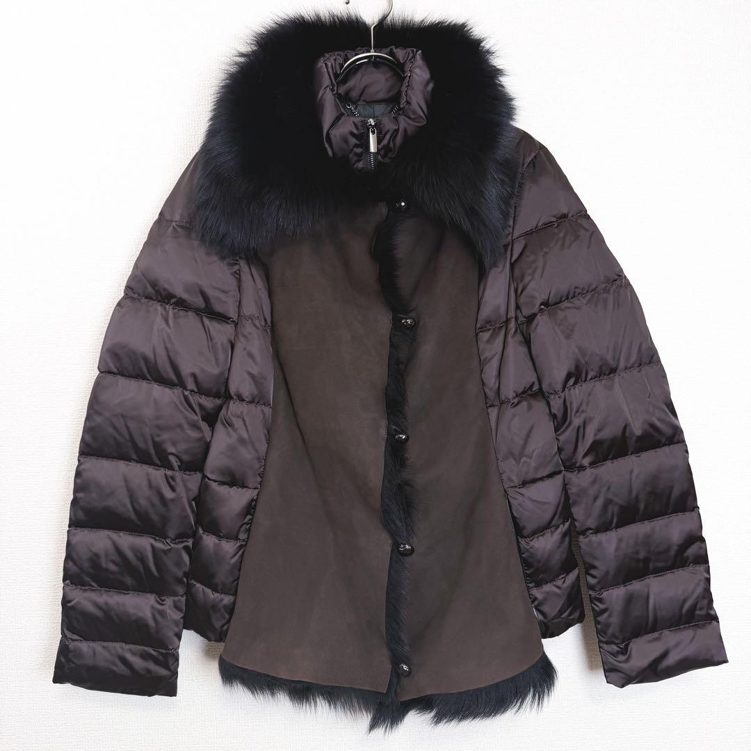 Blumarine ブルマリン ダウンジャケット ムートン ファー - メルカリ