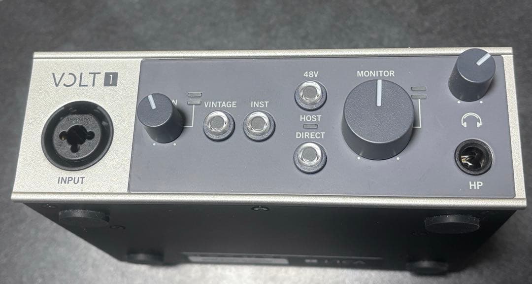 Unversal Audio VOLT1 オーディオインターフェース UNIVERSAL AUDIO Volt 1 USB Recording Studio オーディオ