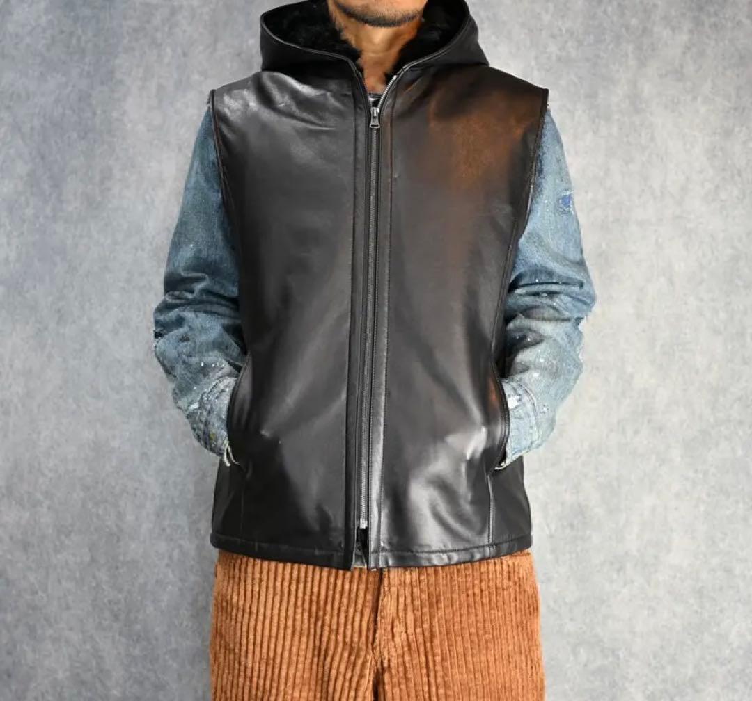 BACKLASHカルガンラム +シープレザーフーディーベスト y8XAczXdw7eD.jpg?width=768