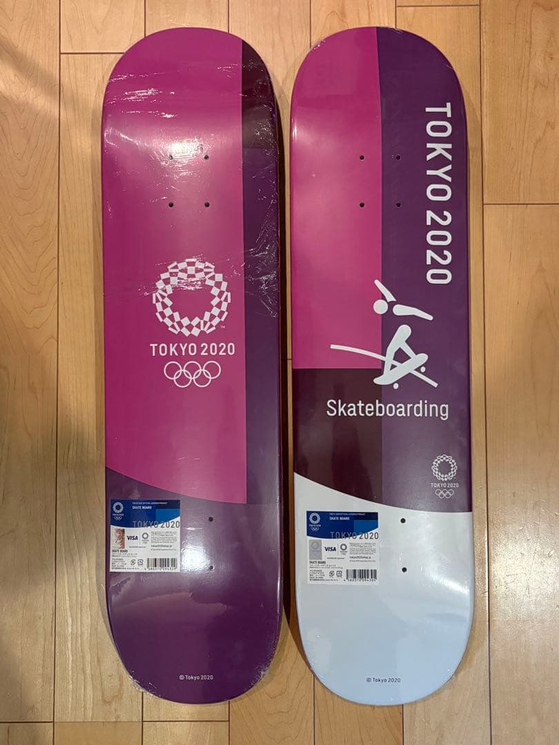 TOKYO 2020 SKATE BOARD 8inch 2枚セット - メルカリ