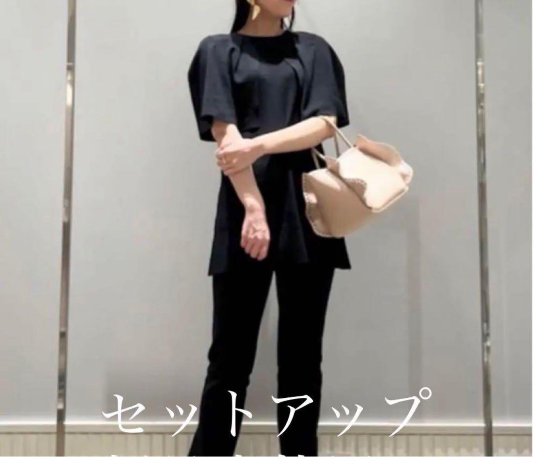 CELFORD ケープニットプル＆パンツセットアップ　38サイズ Amazon.co.jp: [セルフォード] ケープニットプル&パンツセットアップ