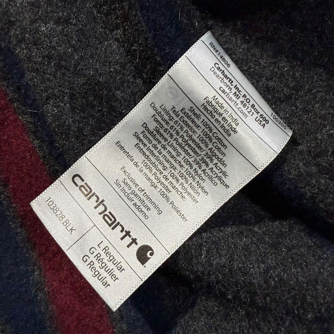 カーハート デトロイトジャケット 黒 OJ3828 企業ロゴ 00s ビンテージ