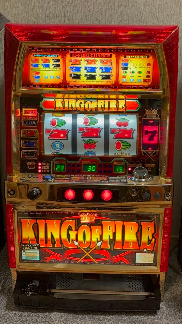 パチスロ 4号機 アリストクラート キングオブファイア 送料込 - メルカリ