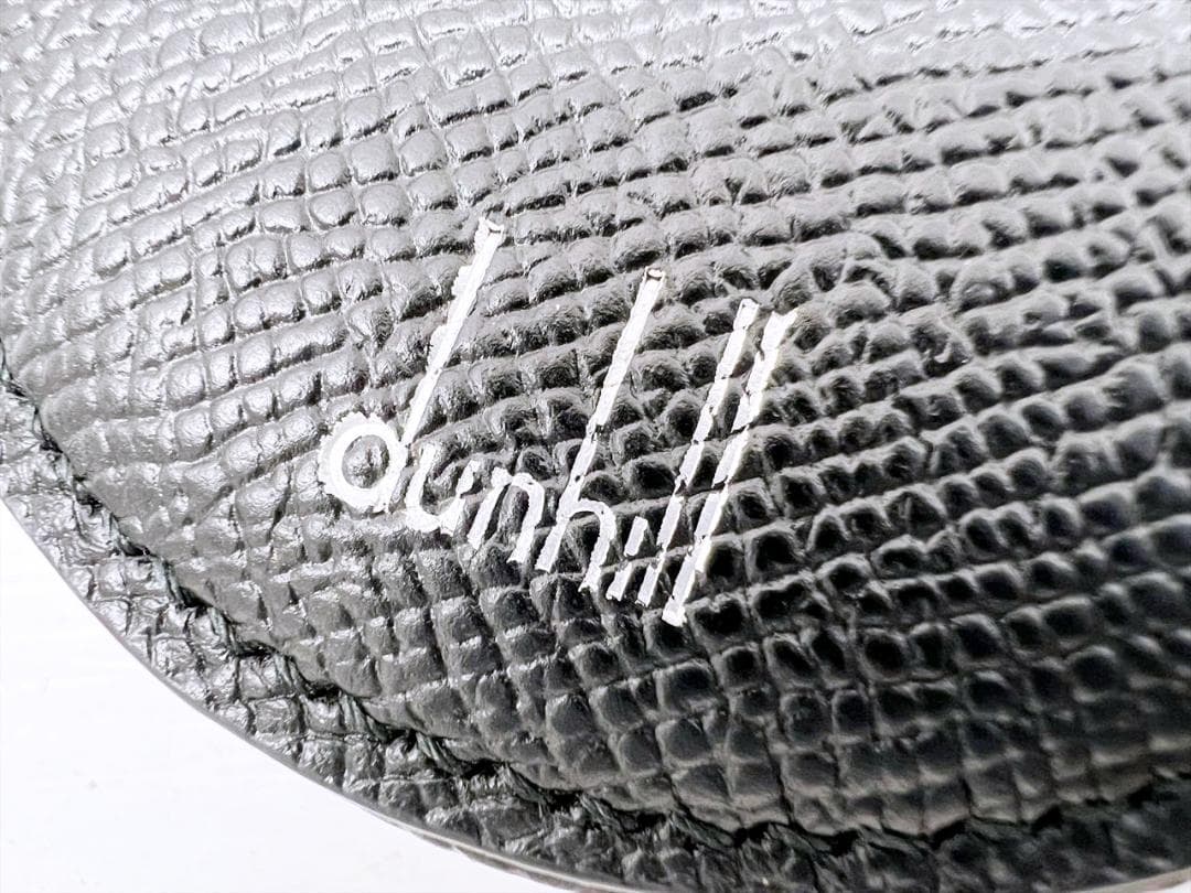 未使用保管 美品 ダンヒル カドガン ロゴ フラップ コインケース