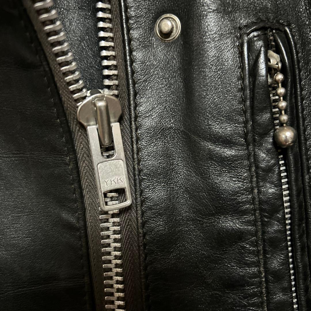 ヴィンテージUKライダースロンジャン666ルイスレザーパンク - メルカリ