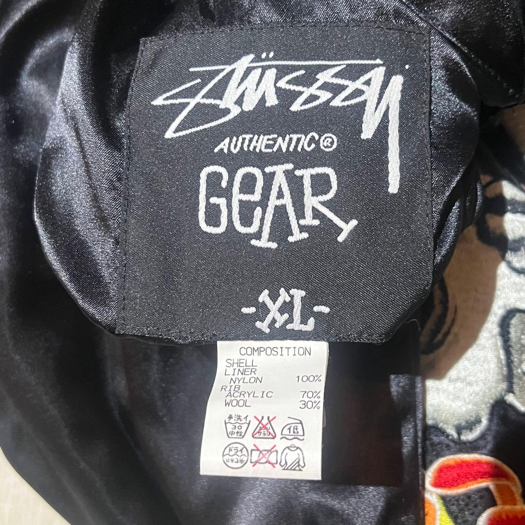 stussy スカル&スネーク スカジャン スタジャン XL old 00s - メルカリ
