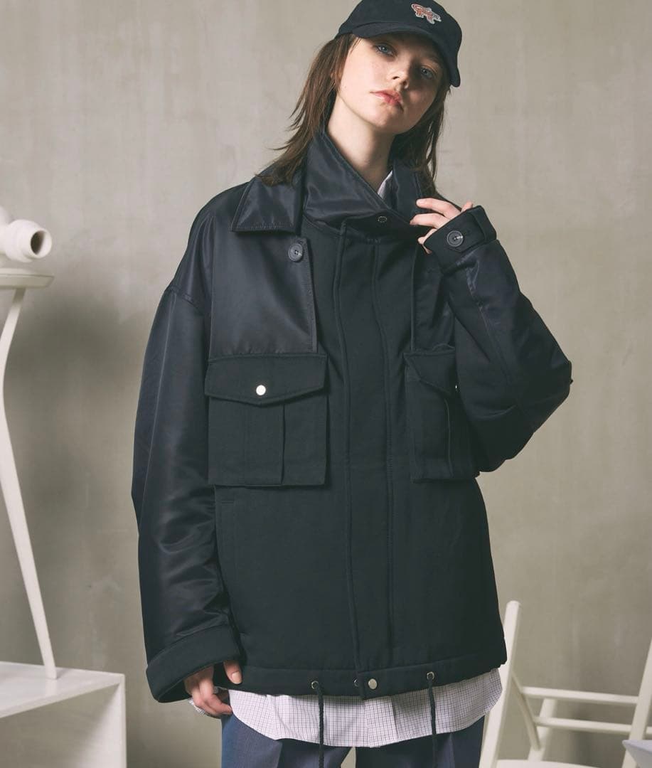 プライムオーバードッキングミリタリーブルゾン　MAISON SPECIAL Prime-Over Docking Military Blouson