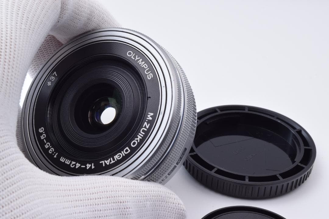 #50b オリンパス 電動パンケーキ ズームレンズ 14-42mm EZ