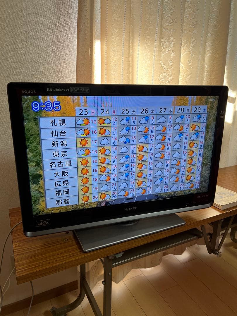 SHARP　シャープ 　液晶テレビ LC-32DR3 説明書　リモコン付き