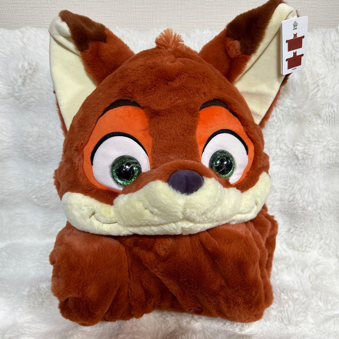 上海ディズニー ズートピア ニック ブランケット 新作 新商品 なりきり