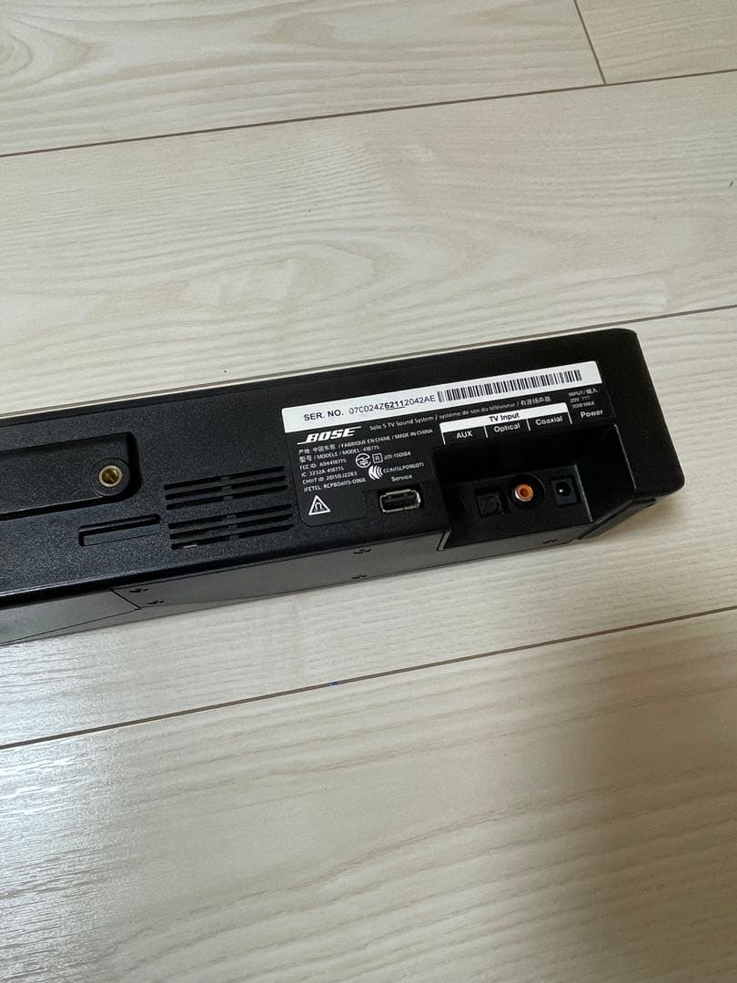 Bose solo 5 tvサウンド システム