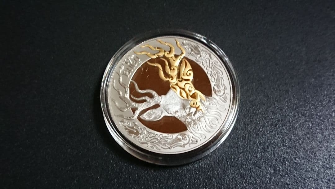 カザフスタン・ディアーコイン (シルバープルーフ？) 鹿 2020年