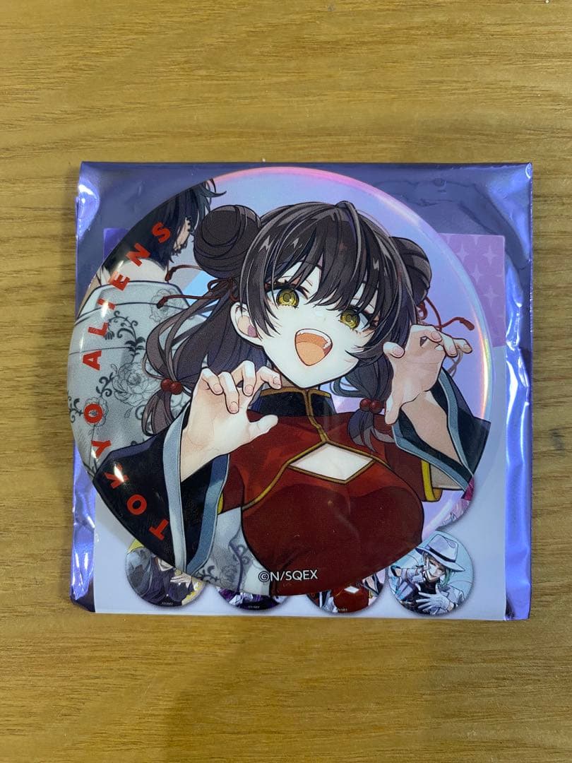 東京エイリアンズ オーロラ缶バッジ 明明 - メルカリ