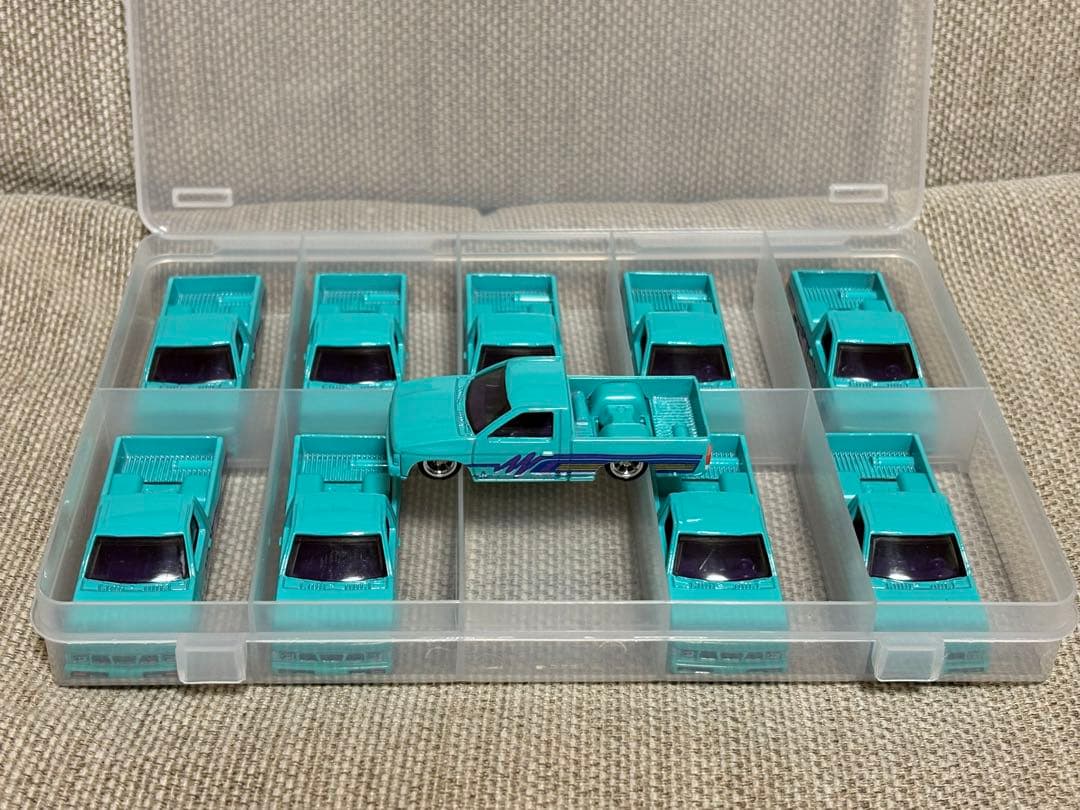 10台セット 日産 ハードボディ D21 truckin ミニトラック レビュー マッチボックス '95 日産 ハードボディ（D21）（テーマ