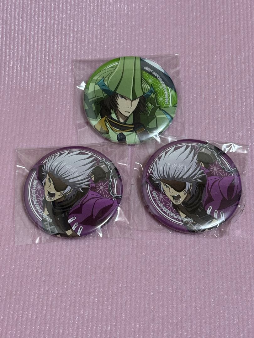 戦国BASARA プリンセスカフェ 星空party 缶バッジ 長宗我部 毛利