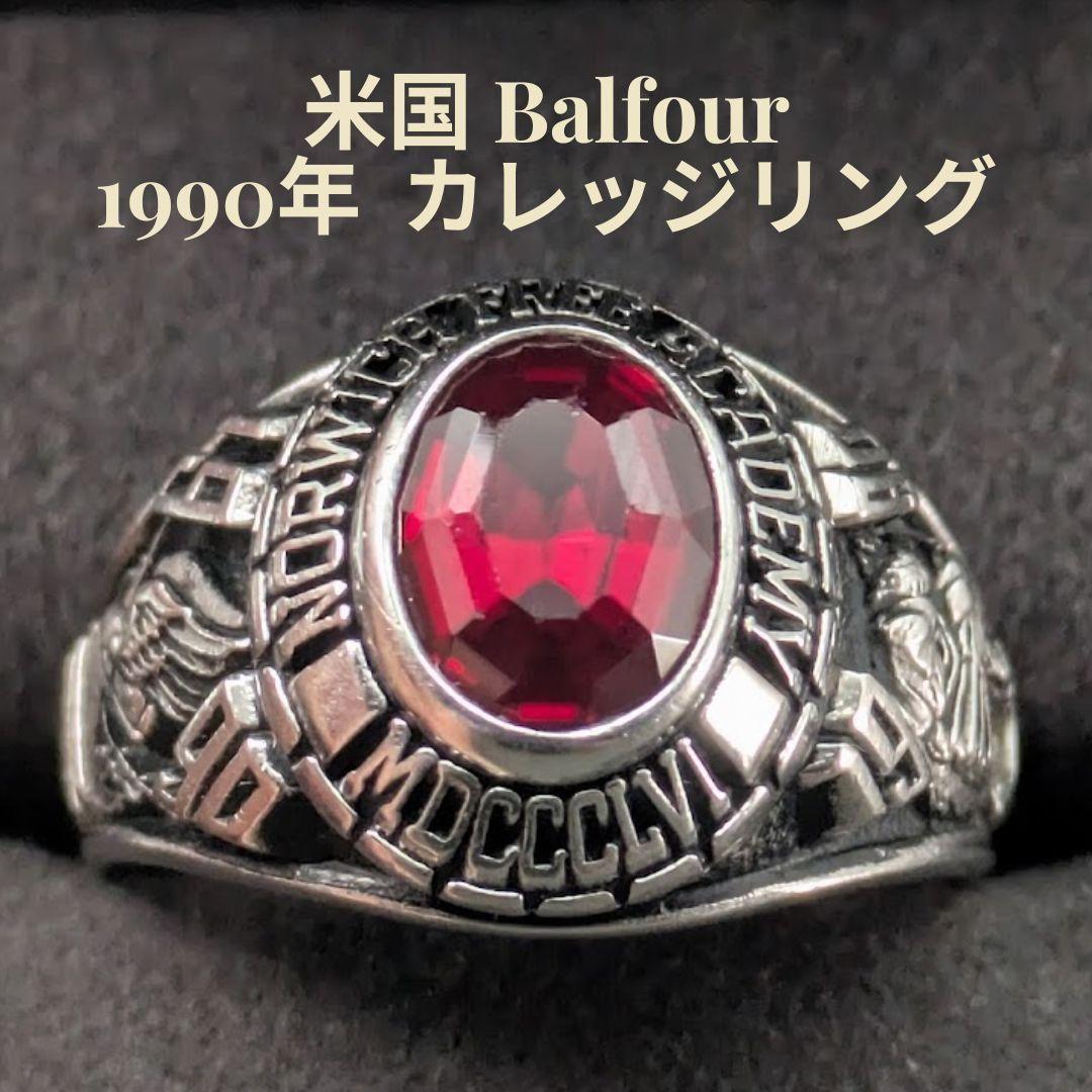アメリカ 老舗 Balfour 12号 1990年 カレッジリング 陸上部 - メルカリ