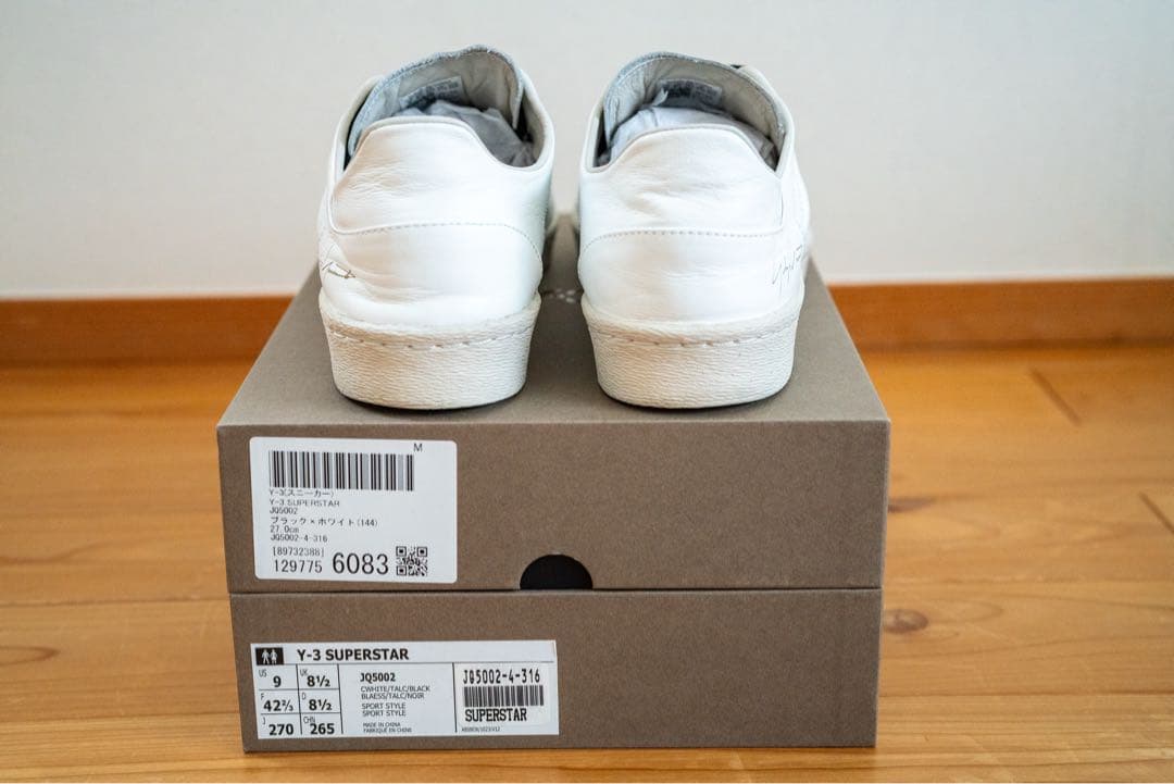 靴 2025SS Y-3 Superstar 27.0cm