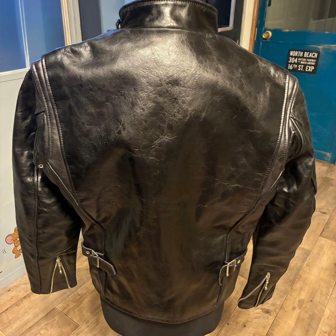 美品】38inch インディアン モーターサイクル シングル ライダースの