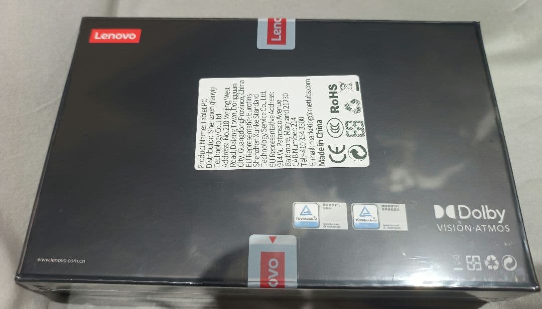Lenovo Legion Y700 gen4 12GB+256GB 黒