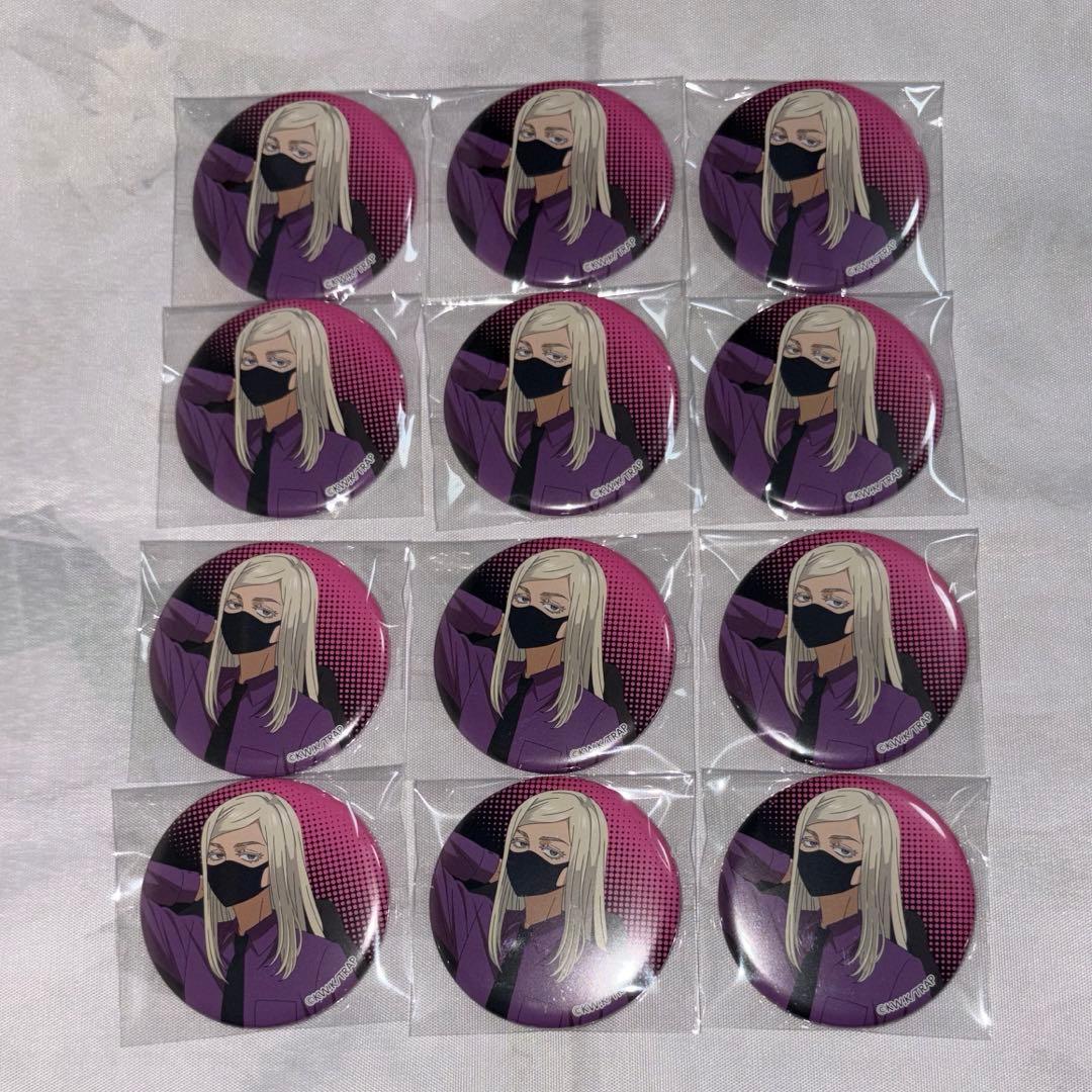 東京リベンジャーズ　プリンセスカフェ　缶バッジ　三途春千夜　12個セット TVアニメ『東京リベンジャーズ』 描き下ろし缶バッジ[三途春千夜]