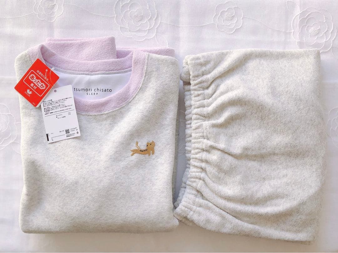 まるもち⑅︎◡̈︎*　あったか★ツモリチサト パジャマ ルームウェア L TSUMORI CHISATO（ツモリチサト） パジャマ あったか キルトニット ML