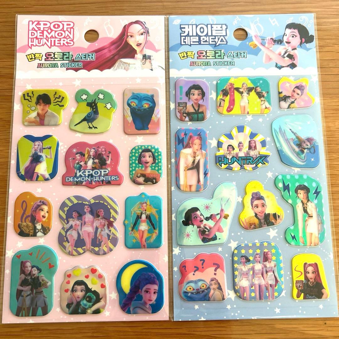 デーモンハンターズ ハントリックス オーロラシール ぷくぷくシール 2