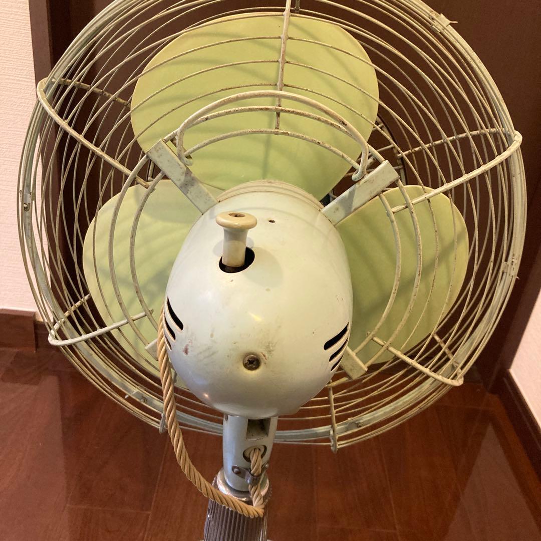 ナショナル ミントグリーン 扇風機 3枚羽根