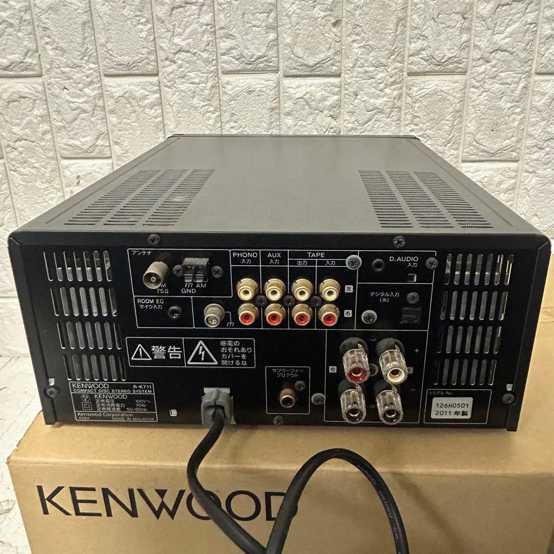【動作品】KENWOOD Hi-Fi コンポーネントシステム　R-K711 B