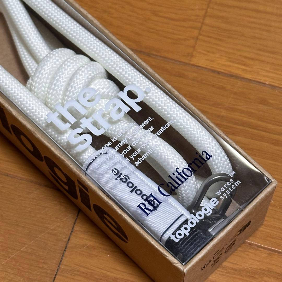 【新品未使用未開封】RonHerman topologie ストラップ　ホワイト