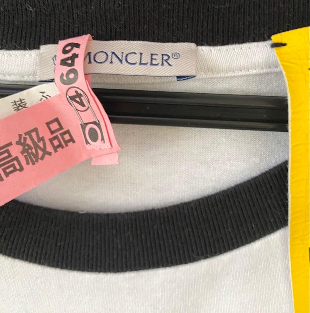 MONCLER ロングTシャツ モンクレール正規品ワッペンsizeL - メルカリ