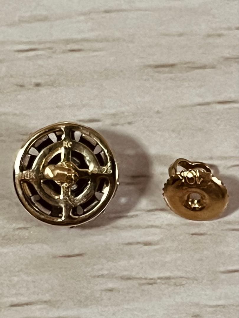 AVALANCHE 10K 天然ダイヤモンド 0.26ct ピアス