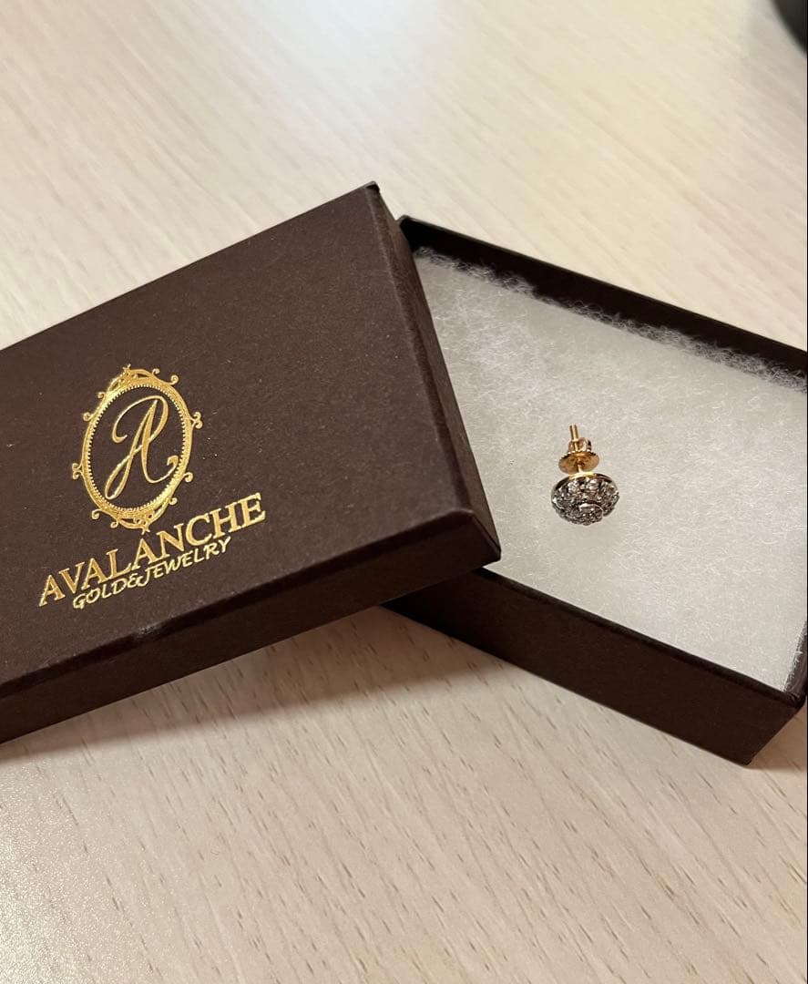 AVALANCHE 10K 天然ダイヤモンド 0.26ct ピアス