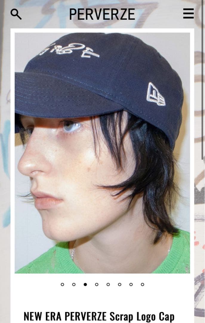 完売品 New Era PERVERZE Scrap Logo Cap 未使用 - メルカリ