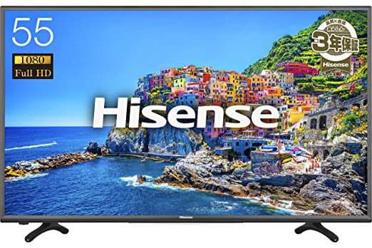 ハイセンス 55V型 液晶 テレビ ハイセンス（HISENSE） 液晶テレビ [ 55V型 / 4Kチューナー内蔵
