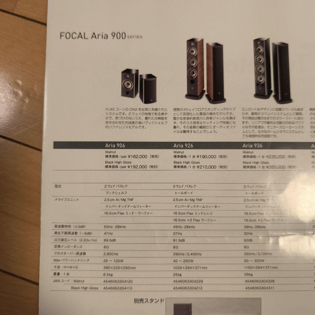 h*t様 FOCAL ARIA906 Black high gloss pair