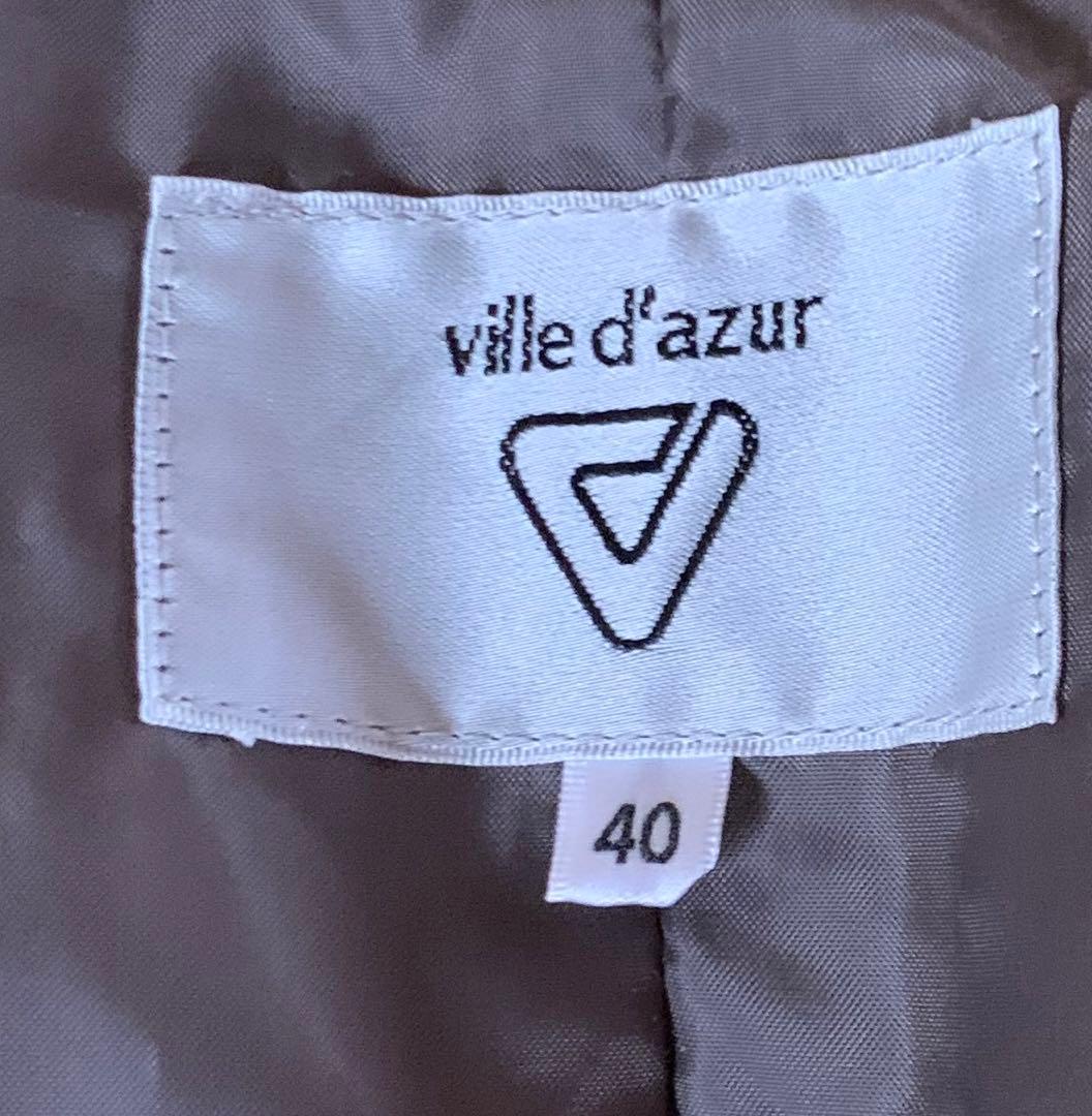 ビルダジュールVille d'azur ワールド レザージャケット - メルカリ